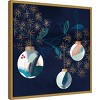 Amanti Art 22"x22" Crafty Blue Christmas II by Jennifer Paxton Parker Framed Canvas Wall Art Print - 2 of 4