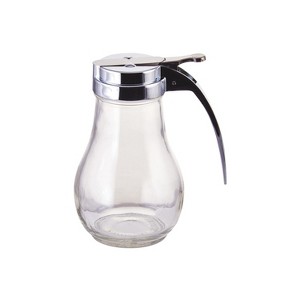 Winco Glass Syrup Dispenser - 1 of 3