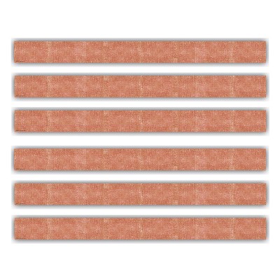 Teacher Created Resources® Moving Mountains Terra Cotta Straight Border Trim, 35 Feet Per Pack, 6 Packs