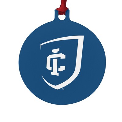Ithaca College Primary Logo Aluminum Holiday Christmas Tree Ornament