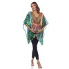 Maternity Plus Size Short Caftan with Tie-up Neckline - White Mark - 4 of 4