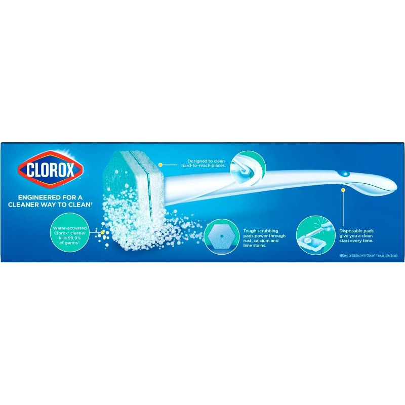 Clorox ToiletWand Disinfecting Refills Disposable Wand Heads - Rainforest Rush - 20ct, 6 of 9