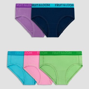 Fruit of the Loom Girls' 5pk Briefs - 1 of 3