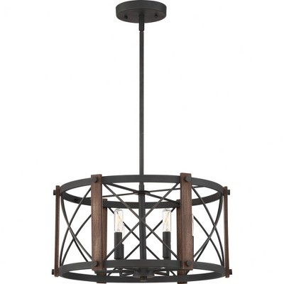 Quoizel Lighting Baron 6 - Light Pendant in  Marcado Black