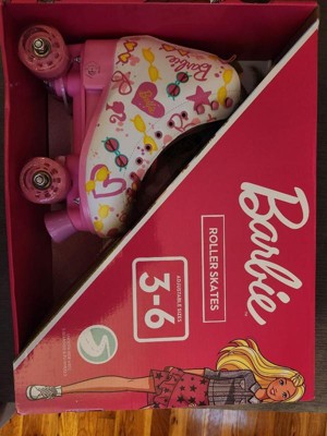Barbie Roller Skates Glitter Wheels Abec5 Bearings Adjustable Sizes 3 6 Target