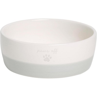 Ceramic Pet Bowl – Cute Cat Dish for Food or Water, Whisker Friendly, Non-Slip, 16oz, Microwave and Dishwasher Safe, Cat Face Design