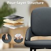 DYHOME Dining Chairs Modern Kitchen Chairs Set of 6, PU Leather Restaurant Chairs - 4 of 4