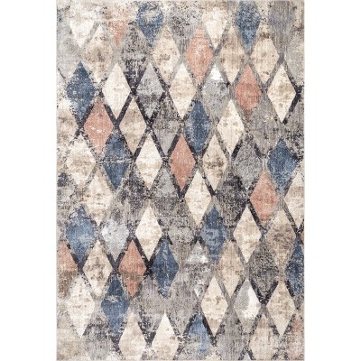 Nuloom Saoirse Distressed Trellis Indoor Area Rug