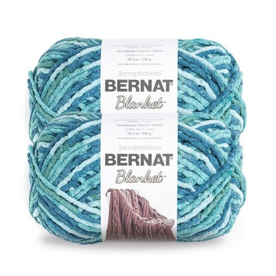 Bernat Blanket Big Ball Yarn 2 Pack-Tidepool