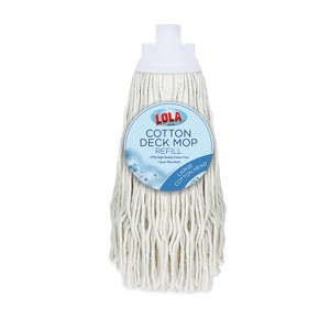 LOLA Products Refill for Cotton Floor Wet String Mop, Absorbs up to 3X its Weight in Water, Heavy Duty, Durable & Super Absorbent for Floor Cleaning - 1 of 3