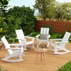 WestinTrends  Modern Adirondack Outdoor Rocking Chair (Set of 4) - 2 of 4