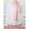 Allegra K Women's Skinny Silky Solid Color Long Scarves Waistband Neck Wraps 1 Pc - 2 of 4