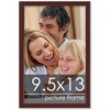 PosterPalooza | Photo Size Classic Modern Brown Frame - UV Acrylic, Foam Board Backing, Hanging Hardware - 3 of 4