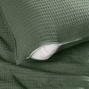 Cannon 20"x20" Heritage Cotton Waffle Decorative Pillow Green - 2 of 3