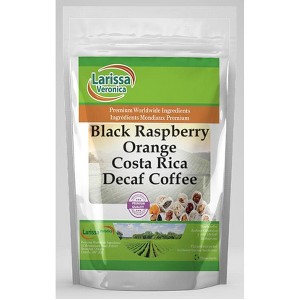 Larissa Veronica Black Raspberry Orange Costa Rica Decaf Coffee (Gourmet, Naturally Flavored, Whole Coffee Beans) (8 oz, ZIN: 563530) - 1 of 4