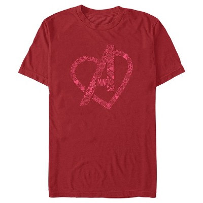 Men's Marvel Avengers Be Mine T-shirt : Target