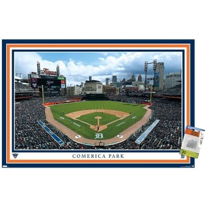Trends International MLB Detroit Tigers - Comerica Park 22 Unframed Wall Poster Prints - 1 of 4