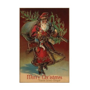 Trademark Fine Art -Lantern Press 'Santa Claus 4' Canvas Art - 1 of 4