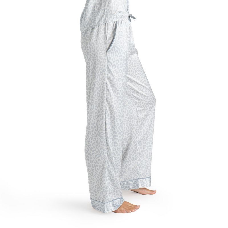 Hello Mello Women’s Beauty Sleep Satin Pajama Pants, 2 of 4