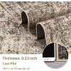 Washable Area Rugs, Soft Low Pile Large Boho Rugs for Living Room Indoor Non-Slip Carpet Vintage Distressed Rugs for Bedroom Dining Room - 3 of 4