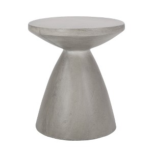 ACEPANO 18 in. W Outdoor Lightweight Concrete Side Table for Patio-Gray - 1 of 4