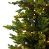 Nearly Natural 7-ft North Carolina Fir Artificial Christmas Tree with 550 Clear Lights and 3703 Bendable Branches - 3 of 4