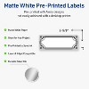 Avery Labels, 1" x 2-5/8", Silver-Metallic Black, Matte, 160ct - 2 of 4