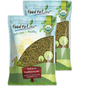 Organic Dry Roasted Pumpkin Seed Kernels - Non-GMO, Unsalted, Oven Roasted Whole Pepitas, Shelled, Vegan, Kosher - 1 of 4