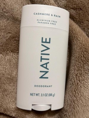 Native Men's Invisible Solid Deodorant - Cashmere & Rain - 2.65oz