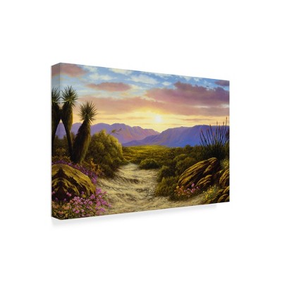Trademark Fine Art-Anthony Casay 'Desert Scene' Canvas Art