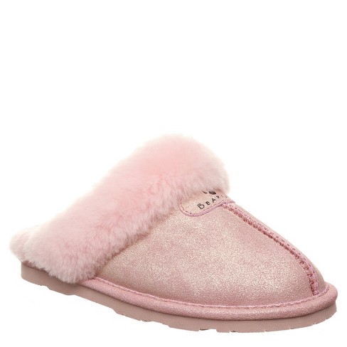 Bearpaw Women's Loki Exotic Slippers, Pink Glitter