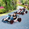 Jojoka 24V Go Kart for Kids Pedal Drift Kart with 2x150W Powerful Motors, Slow Start, Built-in Music - 2 of 4