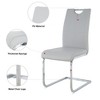 ALEXOUN Modern Dining Chairs Set of 6, PU Faux Leather High Back Upholstered Chairs, with Silver Metal Legs,for Kitchen,Living,Bedroom,Dining Room - 4 of 4