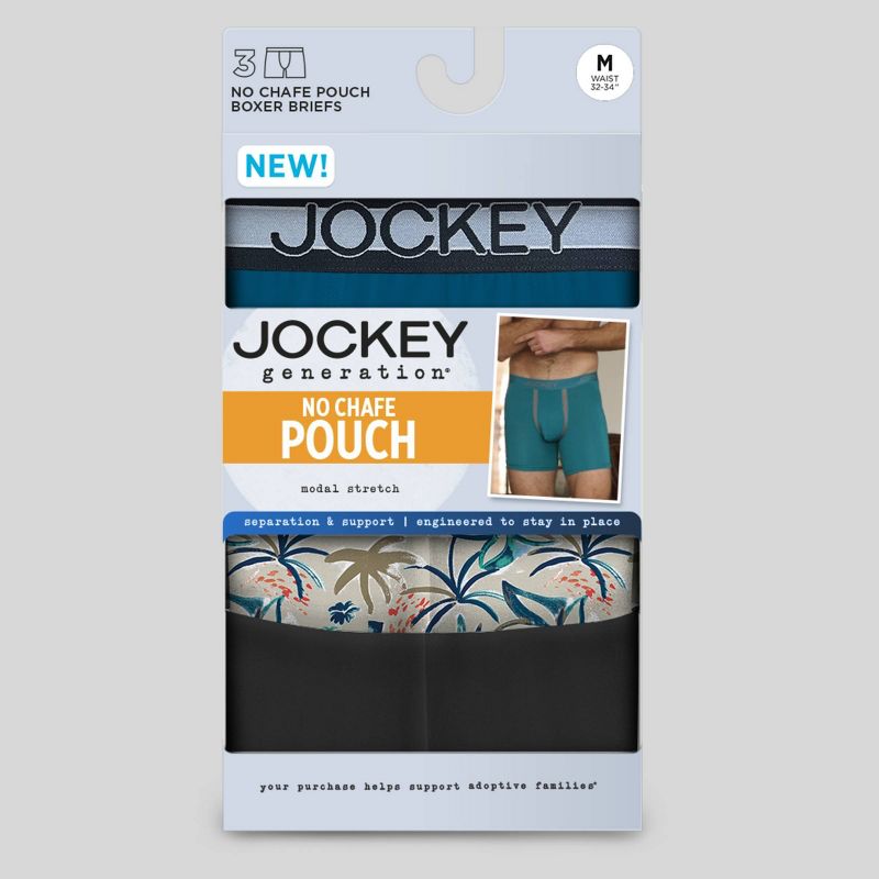 Jockey Generation&#8482; Men's No Chafe Pouch Ultra Soft Stretch Boxer Briefs 3pk, 5 of 6