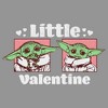 Boy's Star Wars: The Mandalorian Valentine's Day The Child Little Valentine Panels Sweatshirt - 2 of 2