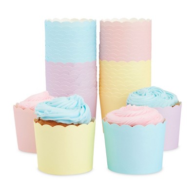 48 Pcs Details about   Halloween Baking Cups and Picks Colorful Paper Party Cupcake 