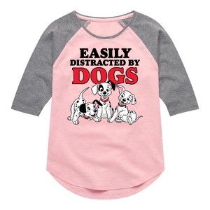 Girls' - 101 Dalmatians - Easily Distracted By Dogs - 1 of 4