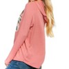 Women's LEOPARD THERMAL YOKE BRUSHED HACCI CROSS STITCH HOODIE - Haptics - 3 of 4