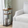 KTMBDW Side Table, Small End Table, Tall Nightstand for Living Room, Bedroom, Office, Bathroom - 2 of 4