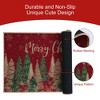 Christmas Kitchen Runner Mat Sets Non Skid Floor Mats for Laundry Sink, 17" x 29" + 17" x 47" - 4 of 4