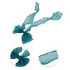 Unique Bargains Women's Fashion Ribbon Bow Hair Clips 14.17"x5.91" Peacock Blue 1 Pc - image 3 of 3