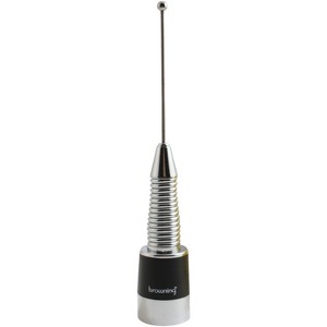 Browning® 200-Watt 450 MHz to 470 MHz 3-dBd-Gain UHF Antenna with Spring and NMO Mounting in Silver - 1 of 4