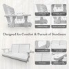 Fortune Candy Porch Swing 2-Seater for Outdoor Patio Garden Yard - 3 of 4