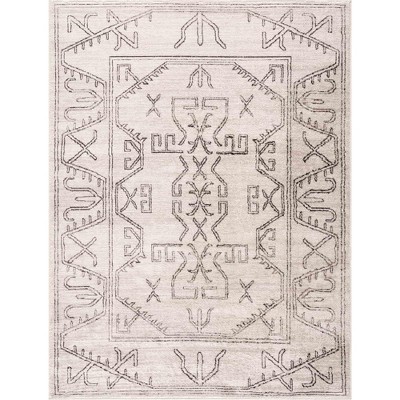 Hauteloom Divya Cream & Charcoal Area Rug