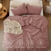 Bedsure Comforter Set – Cotton Fabric with Microfiber Fill, All-Season Bedding - 4 of 4