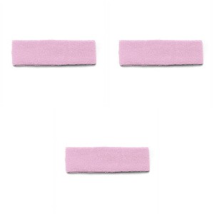 3 Pack Sport Headbands Soft Stretchy and Sweat Absorbing - 1 of 4