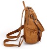 Generic Backpack Purse Leather Vegan Ladies Fashion Designer Rucksack Convertible Travel Shoulder Bag - 4 of 4
