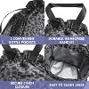 Drawstring Lunch Bag for Women, Complete Lunch Set with 2 Containers, Stain-Resistant, Leak-Resistant, Back to School Essential, Teacher Lunchbox - 3 of 4
