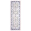 Washable Area Rug Vintage Medallion Floral Print Area Rug Non-Slip Low Pile Carpet for Dining Room Home Office - 3 of 4