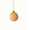 YOOCOZZ Unique Household Christmas Decoration 6 Set, 3.9" Eye Catching Gold Xmas Ball Ornaments, Glass Decorative Hanging Ball Xmas Tree Ornaments - 3 of 4